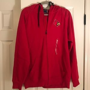 Men’s university of Louisville zip up jacket